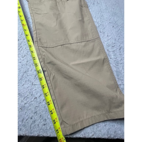 5.11 Tactical Cargo Pants Mens 36x32 Khaki Tan Ripstop Utility Work Trousers - Picture 3 of 6